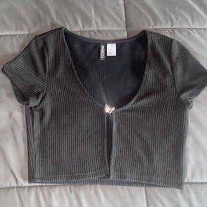 divided butterfly clasp top🦋